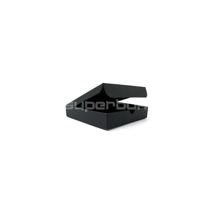 Square Gift Box from Black Decorative Cardboard