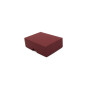 2-PC Small Rectangle Gift Box from Burgundy Cardboard 2-PC Small Rectangle Gift Box from Burgundy Cardboard