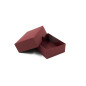 2-PC Small Rectangle Gift Box from Burgundy Cardboard 2-PC Small Rectangle Gift Box from Burgundy Cardboard
