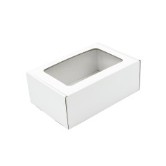 White A5 Size Gift Box of 85 mm Height with Window
