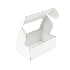 White A5 Size Gift Box of 85 mm Height with Window