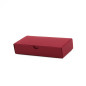 Elongated Gift Box from Red Decorative Cardboard