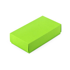 Gaiši zaļa divu gabalu kartona dāvanu kaste | 200x110x50 mm | Superbox