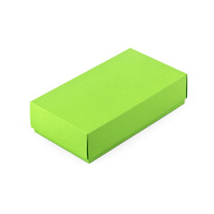 Gaiši zaļa divu gabalu kartona dāvanu kaste | 200x110x50 mm | Superbox