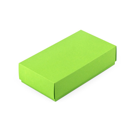 Gaiši zaļa divu gabalu kartona dāvanu kaste | 200x110x50 mm | Superbox