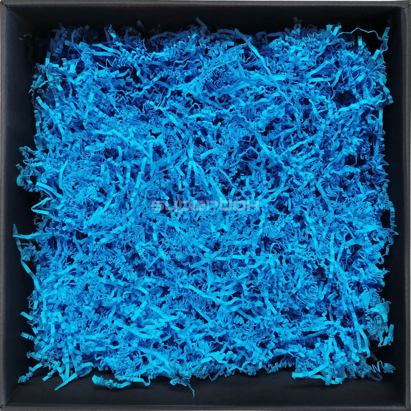 Stingrs gaiši zils sasmalcināts papīrs – 2 mm, 1 kg