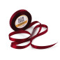 Slim Burgundy Satin Ribbon, 12 mm Width