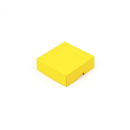 Divdaļīga maza dzeltena kaste | 90x90x30 mm | Superbox