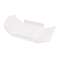 Small White Envelope with Gold Lines Tied With a Ribbon