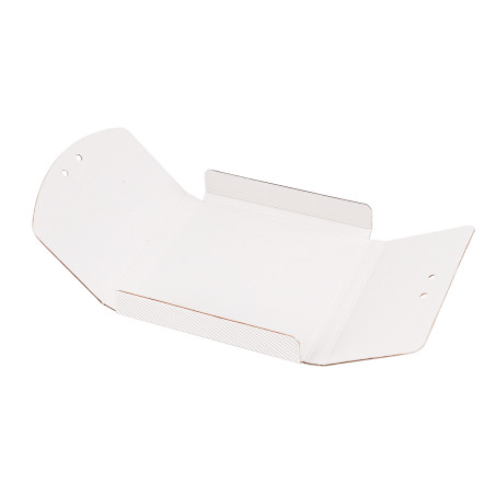 Small White Envelope with Gold Lines Tied With a Ribbon