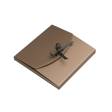 Maigi zelta tonī aploksne rotaslietām | 155x155x10 mm | Superbox