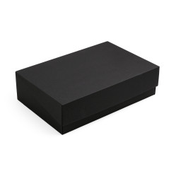 Чёрная коробка A4 с откидной крышкой | 305×215×85 мм | Superbox
