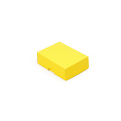 Yellow Two Piece Cardboard Gift Box | 95x70x30 mm | Superbox