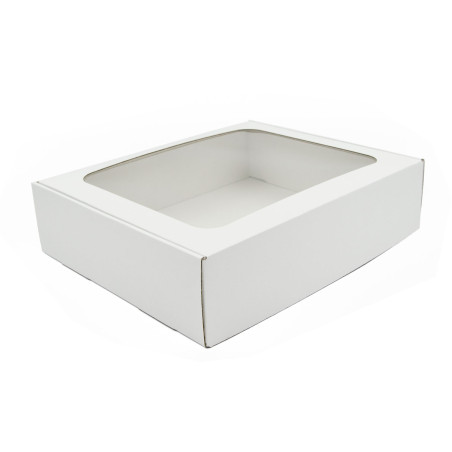 White Gift Box with Clear Window