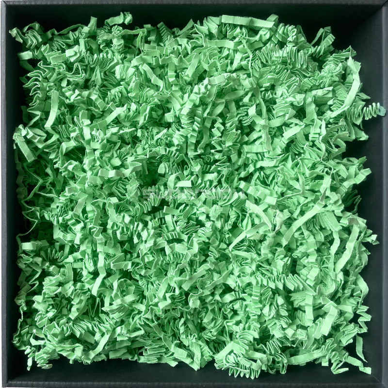Stingrs piparmētru zaļš sasmalcināts papīrs, 4 mm, 1 kg