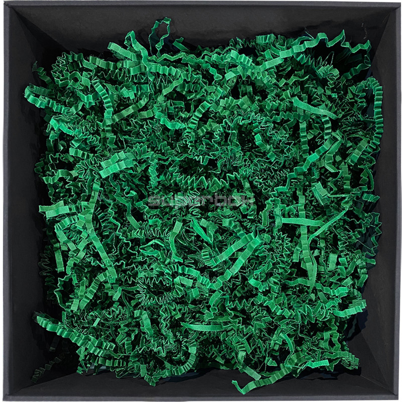 Rigid Dark Green Shredded Paper - 4 mm, 1 kg