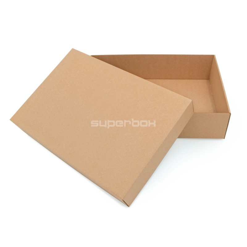 Multipurpose Brown Base-Lid Gift Box of 8,5 cm Height