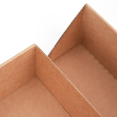 Divdurvju brūna dāvanu kaste ar lenti | 340x190x85 mm | Superbox