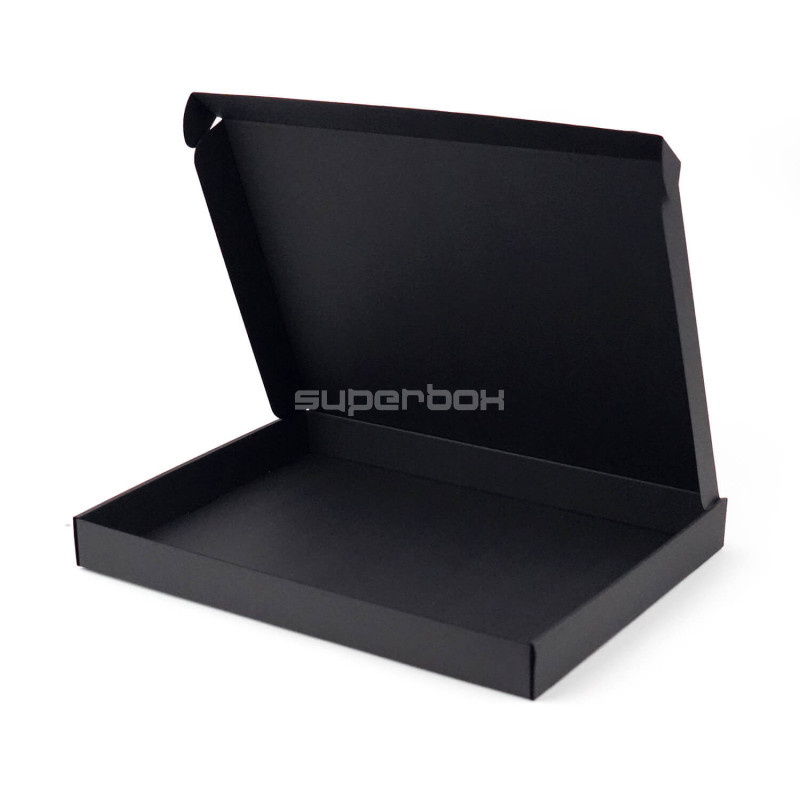 Large Low Height Black Gift Box