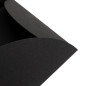 Чёрный картонный конверт с застёжкой-сердечком, 220×110 мм Чёрный картонный конверт с застёжкой-сердечком, 220×110 мм