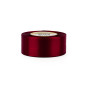 Dziļi bordo satīna lente, 38 mm platums