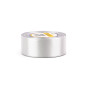 Elegant Silver Satin Ribbon, 38 mm Width