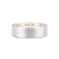 Chic Silver Satin Ribbon, 25 mm Width