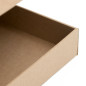 Eco-friendly Brown Flip Lid Gift Box of A5 Size