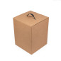 Example of a box with a black plastic handle Example of a box with a black plastic handle