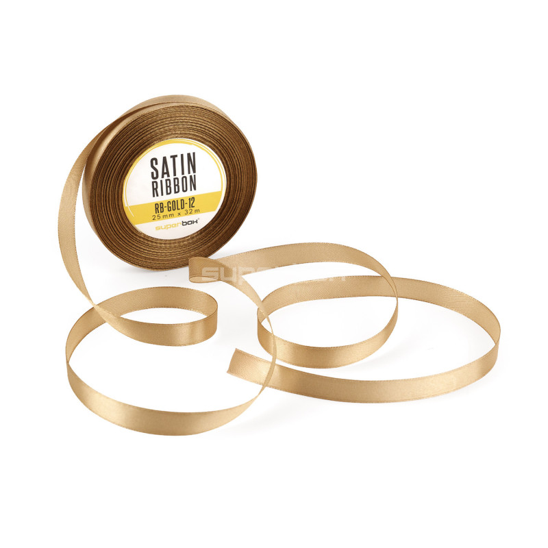 Plāna zelta satīna lente, 12 mm platums Plāna zelta satīna lente, 12 mm platums