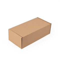 Sturdy extended brown box for shipping, 340x165x105 mm