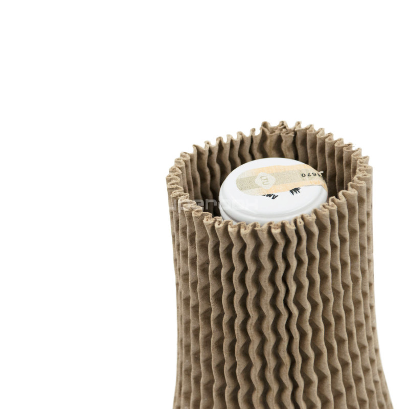 Gofrētā kartona aizsarguzmava pudelēm, 30 cm Gofrētā kartona aizsarguzmava pudelēm, 30 cm