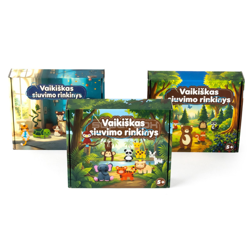 Children's Boxes with Colorful Print Children's Boxes with Colorful Print