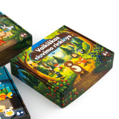 Children's Boxes with Colorful Print