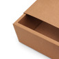 Brown gift box with a sleeve, 240x160x85 mm