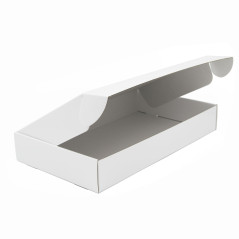 Large White Gift Box with Glossy Lamination for Corporate Gifts