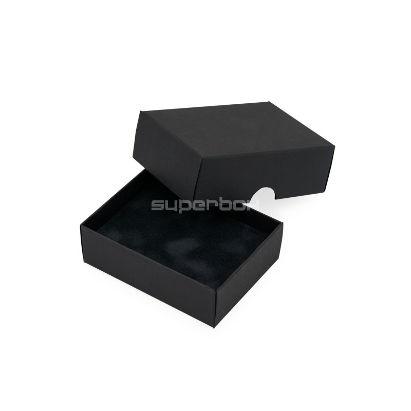 Black Velvet Insert for the Box 95x70x30 mm