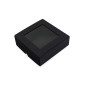 Black Square Gift Box with Clear Window for Tea