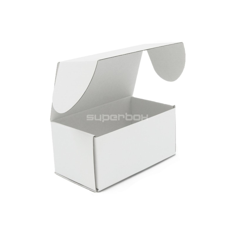 Rectangle White Shipping Box, 15.7 cm Length