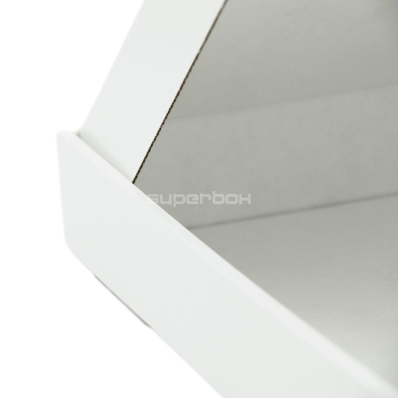 White Square Gift Box of Very Small Height