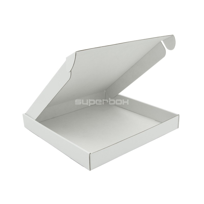 White Square Gift Box of Very Small Height