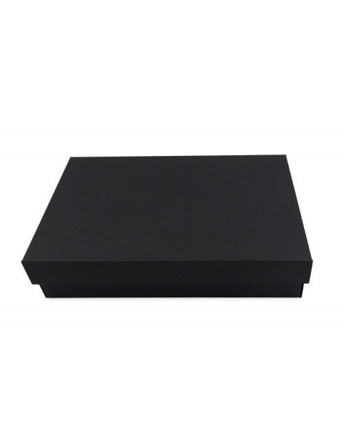 Daudzfunkcionāla 8,5 cm augsta melna dāvanu kastīte