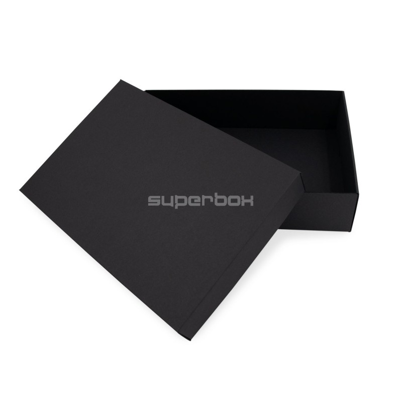 Multipurpose Black Base-Lid Gift Box of 8,5 cm Height