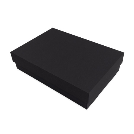 Multi-functional 8.5 cm high black gift box