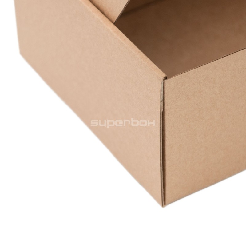 Brown A5 Size Gift Box with Clear Window