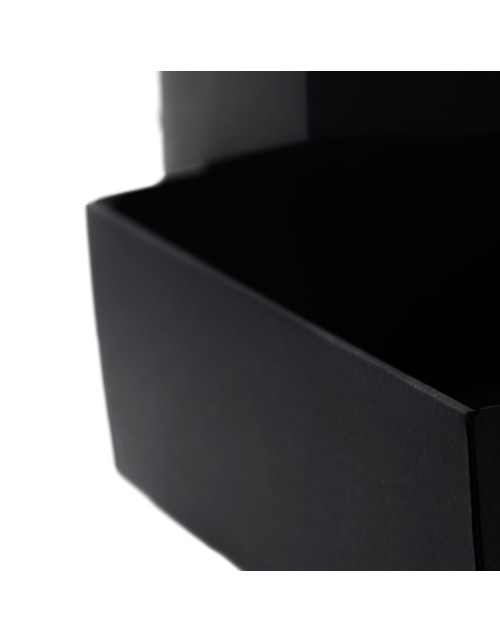 Daudzfunkcionāla melna dāvanu kastīte