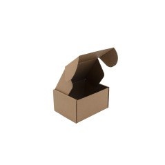 Small Brown Pizza Box Style Postal Box