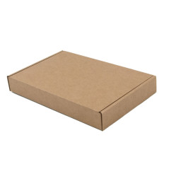 Small Quick Closing Brown Box, Height of 3 cm for Notebooks