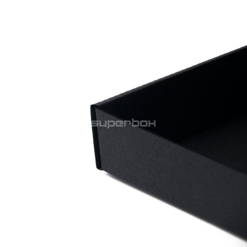 Small Matt Black Gift Box of 3 cm Height