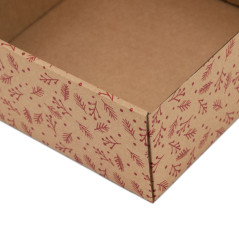 Brown Large Square Gift Box